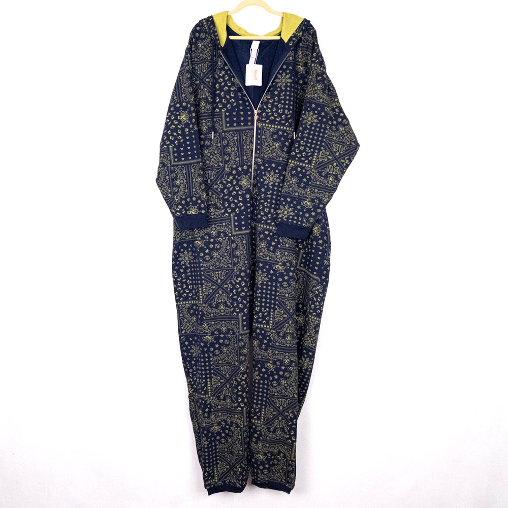 Savage X Fenty Rihanna Holiday Bandana Print Hooded Jumpsuit Women's 22-24 (4X)